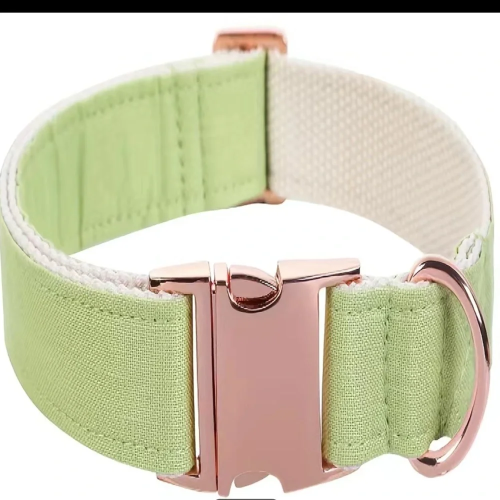 Heavy Duty Soft Cotton Dog Collar